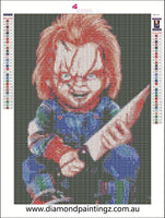 Chucky Horror Doll … Full Coverage of Diamonds - Made to Order