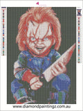 Chucky Horror Doll … Full Coverage of Diamonds - Made to Order
