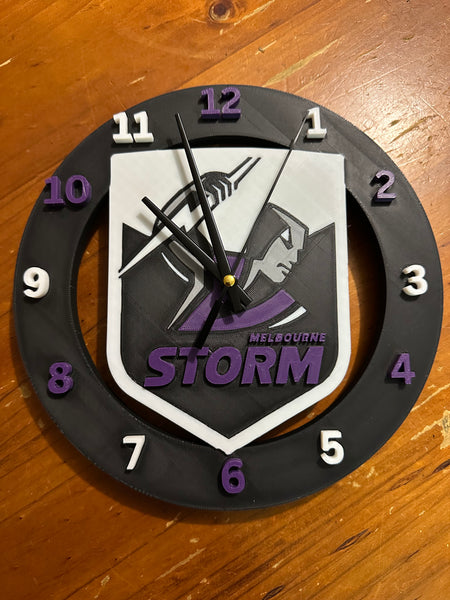 Storm Wall Clock