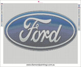 Ford logo … Full Coverage of Diamonds - Made to Order