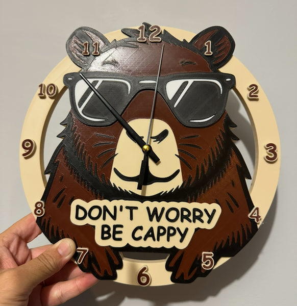 Capybara Wall Clock