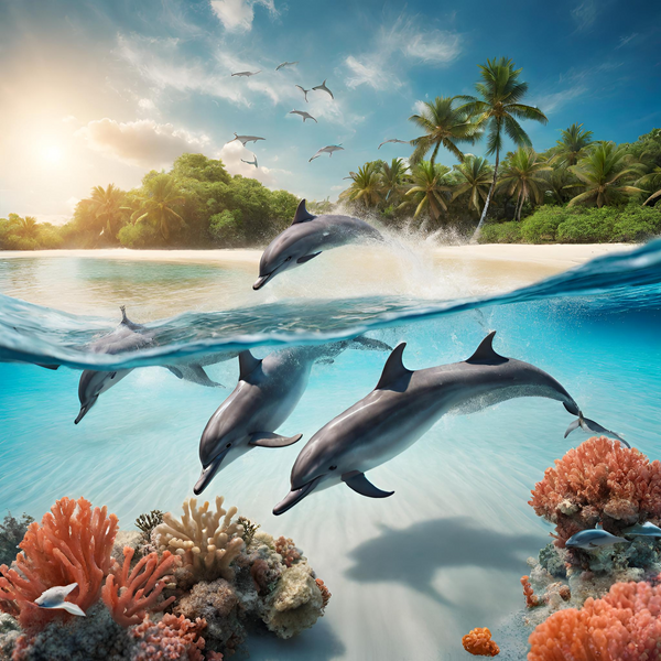 Dolphin … - Full Coverage of Diamonds - Made to Order - round or square - poured glue or Double sided Tape Adhesive - Australian Company