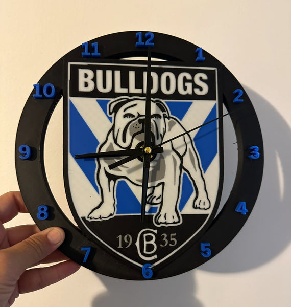 Bulldogs Wall Clock