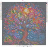 Fantasy Tree Design … - Full Coverage of Diamonds - Made to Order - round or square - poured glue or Double sided Tape Adhesive - Australian Company