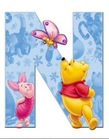 Letter N Bear Alphabet … Full Coverage of Diamonds - Made to Order - round or square - poured glue or Double sided Tape Adhesive - Australian Company