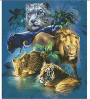 Big Cats lion tiger leopard  … Full Coverage of Diamonds - Made to Order