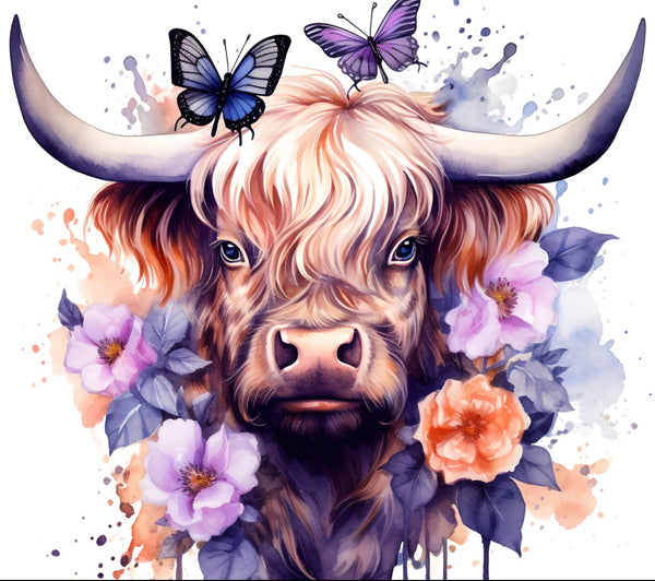 Highland Cow … Full Coverage of Diamonds - Made to Order