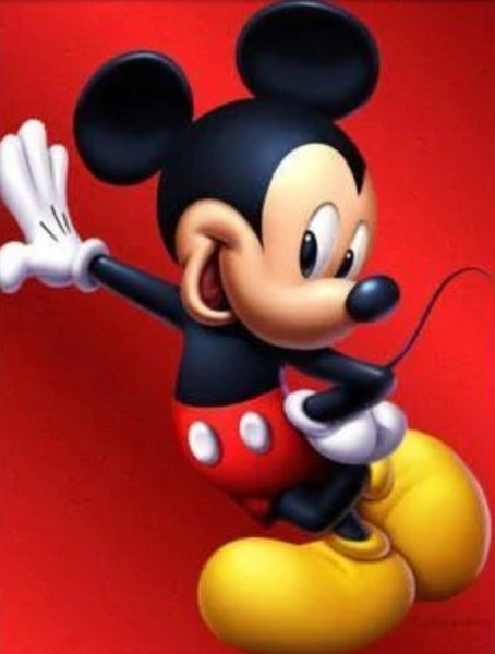 Cartoon Mouse … Full Coverage of Diamonds - Made to Order - round or square - poured glue or Double sided Tape Adhesive - Australian Company