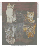 Big cats… Full Coverage of Diamonds - Made to Order