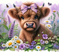 Highland Cow … Full Coverage of Diamonds - Made to Order