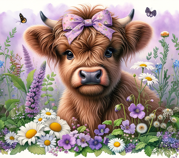 Highland Cow … Full Coverage of Diamonds - Made to Order
