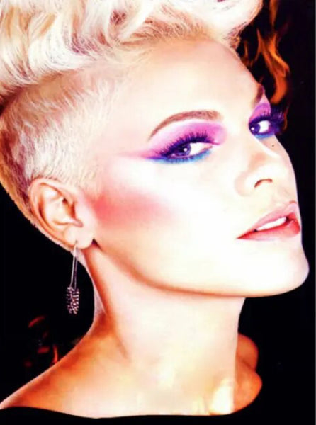 Pink p!nk the singer … Full Coverage of Diamonds - Made to Order - round or square - poured glue or Double sided Tape Adhesive - Australian Company