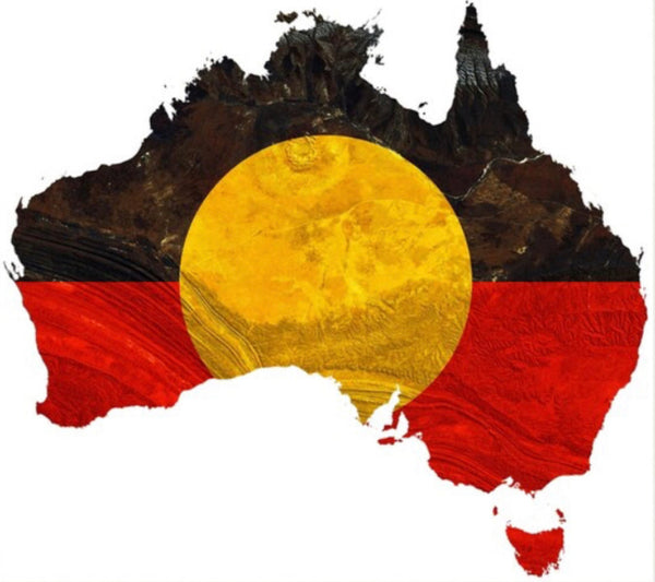 Aboriginal flag  … Full Coverage of Diamonds - Made to Order - round or square - poured glue or Double sided Tape Adhesive - Australian Company