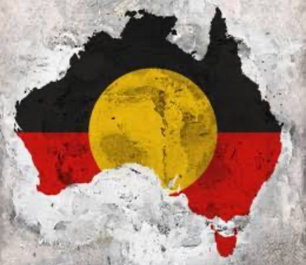 Aboriginal Australia flag  … Full Coverage of Diamonds - Made to Order - round or square - poured glue or Double sided Tape Adhesive - Australian Company