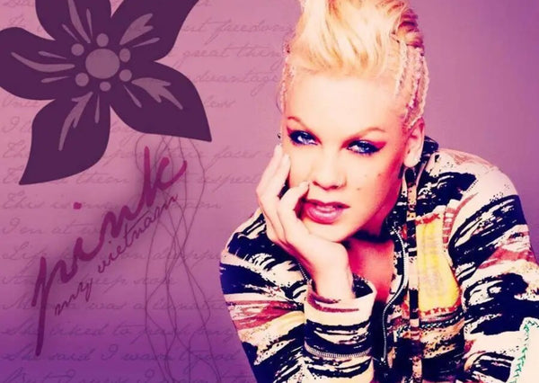 Pink p!nk the singer … Full Coverage of Diamonds - Made to Order - round or square - poured glue or Double sided Tape Adhesive - Australian Company
