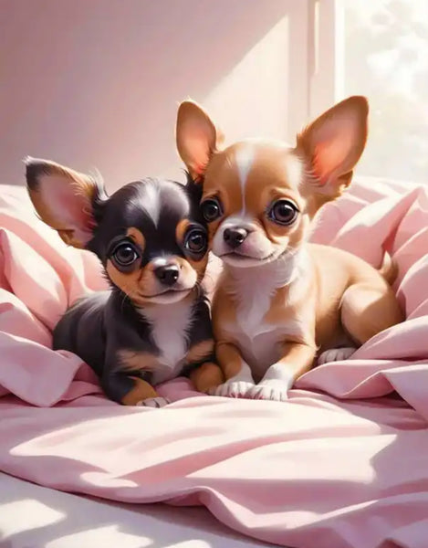 Dog … Full Coverage of Diamonds - Made to Order - round or square - poured glue or Double sided Tape Adhesive - Australian Company