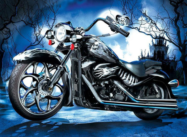 Harley Motor Bike … Full Coverage of Diamonds - Made to Order