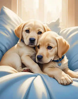 Dog … Full Coverage of Diamonds - Made to Order - round or square - poured glue or Double sided Tape Adhesive - Australian Company