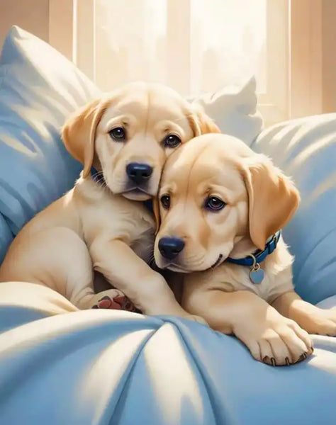 Dog … Full Coverage of Diamonds - Made to Order - round or square - poured glue or Double sided Tape Adhesive - Australian Company