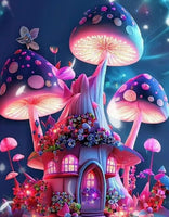 Fantasy Mushroom Diamond painting … Full Coverage of Diamonds - Made to Order