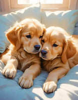 Dog … Full Coverage of Diamonds - Made to Order - round or square - poured glue or Double sided Tape Adhesive - Australian Company