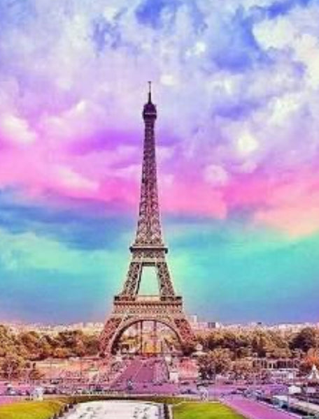 Eiffel Tower Paris # 2 - * Pre Order (Made to order) … Full Coverage Of Diamonds