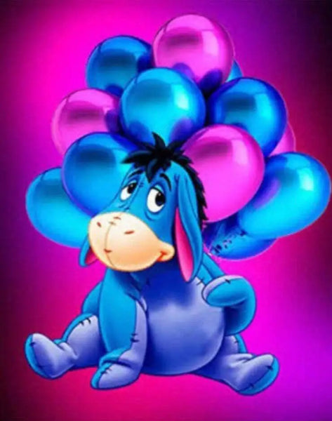 Eeyore Winnie the Pooh… Full Coverage of Diamonds - Made to Order