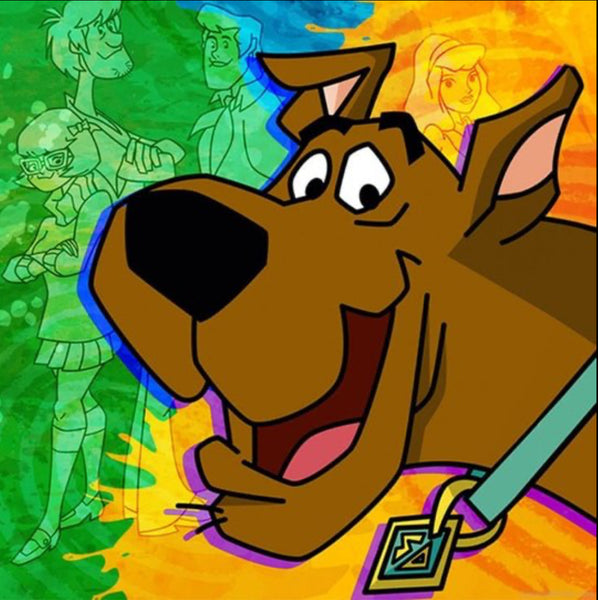 Scooby Doo … - Full Coverage of Diamonds - Made to Order - round or square - poured glue or Double sided Tape Adhesive - Australian Company