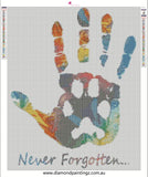 Never forgotten … Full Coverage of Diamonds - Made to Order - DIY Craft Kit