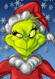 Christmas Grinch … Full Coverage of Diamonds - Made to Order - round or square - poured glue or Double sided Tape Adhesive - Australian Company