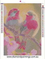 Pink Birds Diamond Painting IN STOCK NOW FROM AUSTRALIA