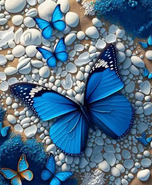 Blue Butterfly Butterflies 🦋 Diamond Painting IN STOCK NOW FROM AUSTRALIA