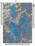 Blue Butterfly … Full Coverage of Diamonds - Made to Order - DIY Craft Kit
