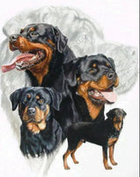 Dog … Full Coverage of Diamonds - Made to Order - round or square - poured glue or Double sided Tape Adhesive - Australian Company