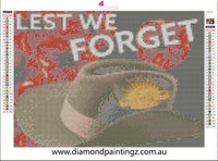 Anzac - lest we forget … Full Coverage of Diamonds - Made to Order