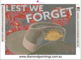 Anzac - lest we forget … Full Coverage of Diamonds - Made to Order