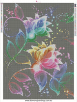 Rainbow flowers - … Full Coverage Of Diamonds - Made to Order