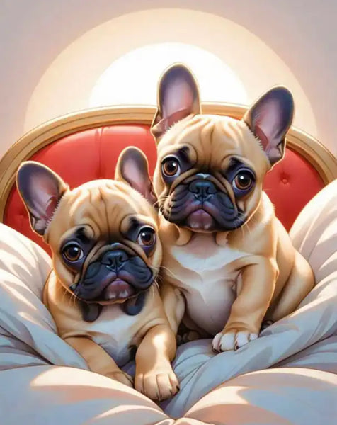 Dog … Full Coverage of Diamonds - Made to Order - round or square - poured glue or Double sided Tape Adhesive - Australian Company