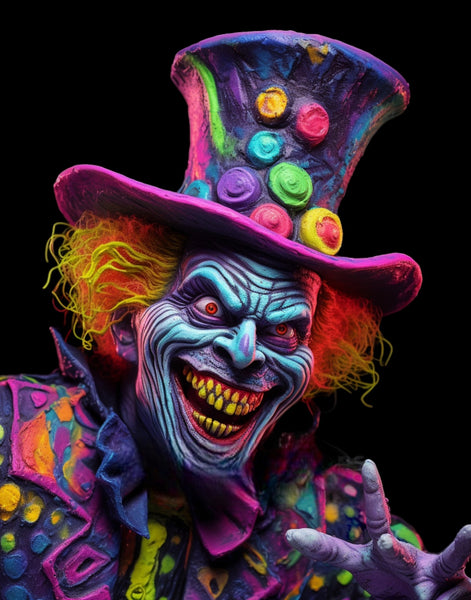 Scary Clown Horror Design… Full Coverage of Diamonds - Made to Order