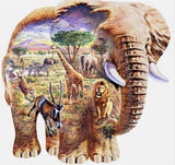 African elephant animal … - Full Coverage of Diamonds - Made to Order - round or square - poured glue or Double sided Tape Adhesive - Australian Company