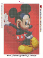 Cartoon Mouse … Full Coverage of Diamonds - Made to Order - round or square - poured glue or Double sided Tape Adhesive - Australian Company