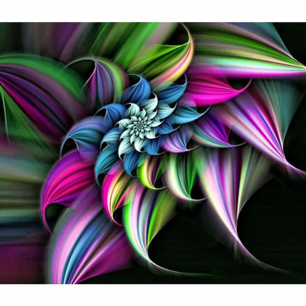 Colourful  Flower … Full Coverage of Diamonds - Made to Order