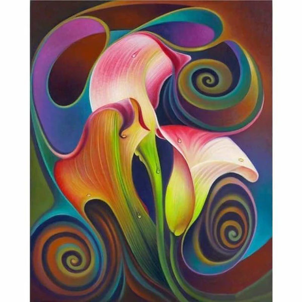Colourful  Flower … Full Coverage of Diamonds - Made to Order