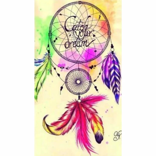 Dream Catcher - ( Made to order )Full Round Diamonds - 45cm x 85cm