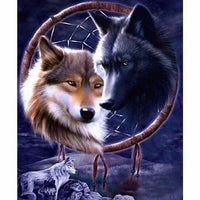 Dream catcher Wolves … Full Coverage of Diamonds - Made to Order