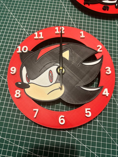 Sonic Shadow Wall Clock