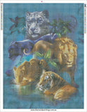Big Cats lion tiger leopard  … Full Coverage of Diamonds - Made to Order