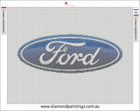 Ford logo … Full Coverage of Diamonds - Made to Order