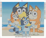 Bluey … Full Coverage of Diamonds - Made to Order