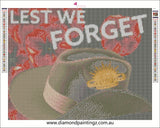 Anzac - lest we forget … Full Coverage of Diamonds - Made to Order